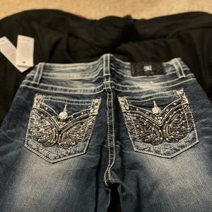Miss Me jeans bootcut size 28 inseam 33 1/2 brand new